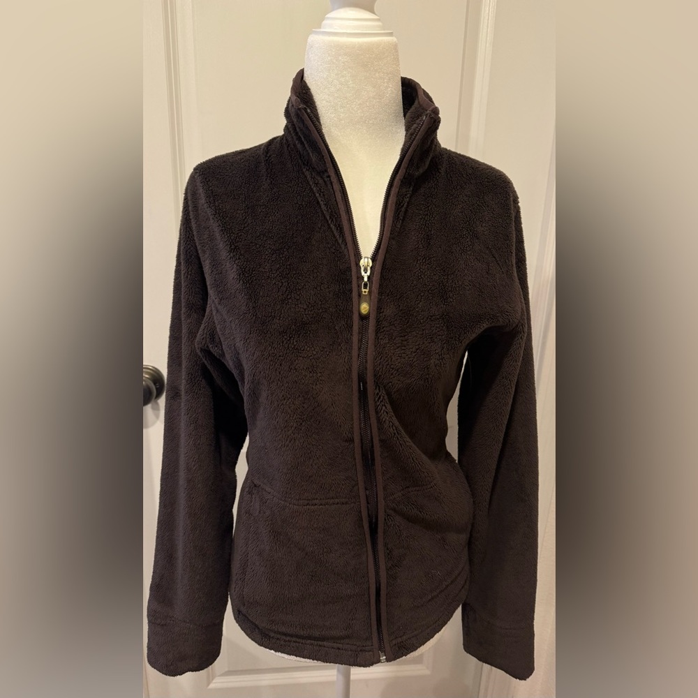 Brown full zip jacket